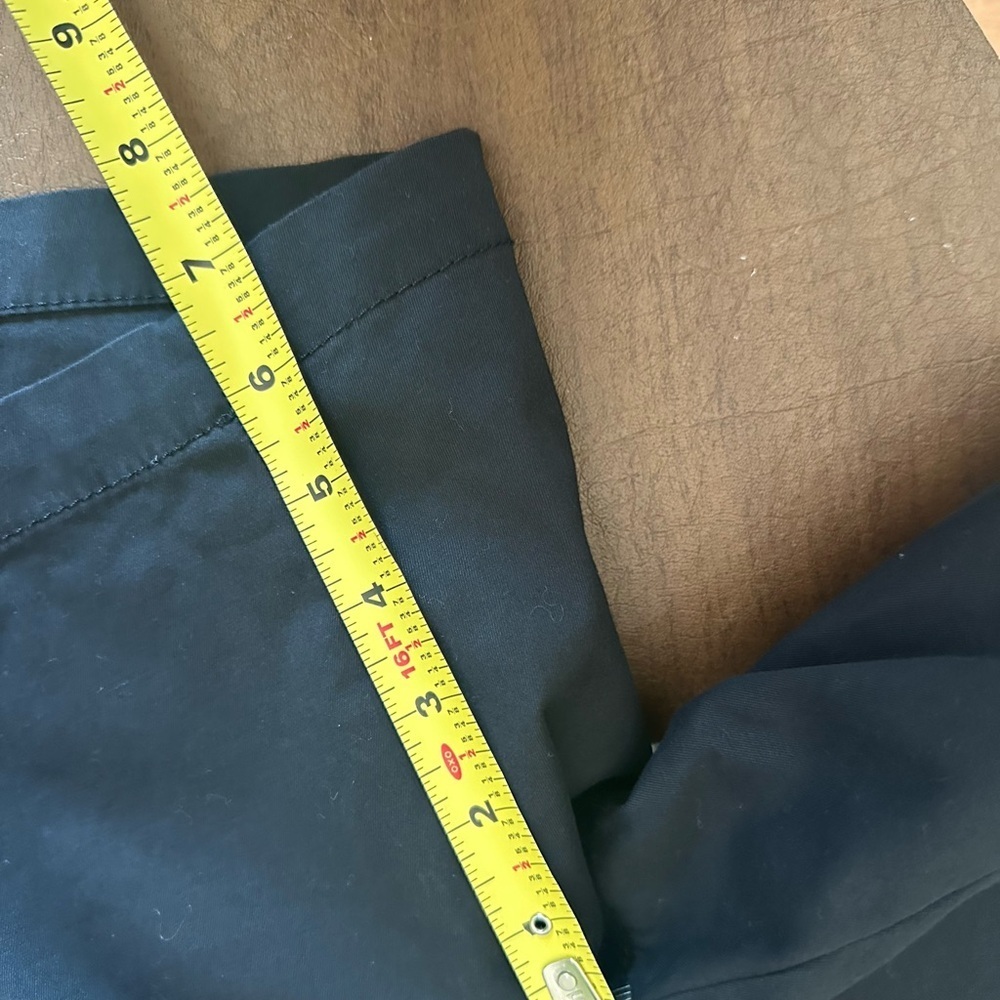 EUC TALBOTS Black Relaxed Chino Shorts Sz 12. No flaws, just too big for me. - Picture 6 of 10